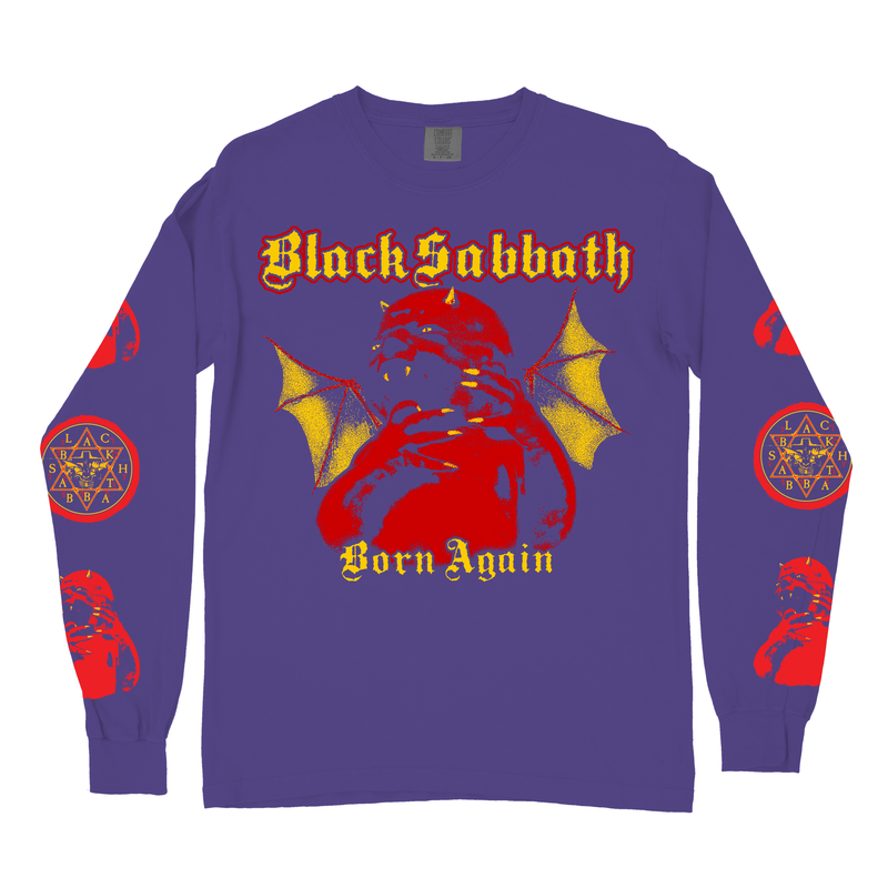 BORN AGAIN - GRAPE LONGSLEEVE