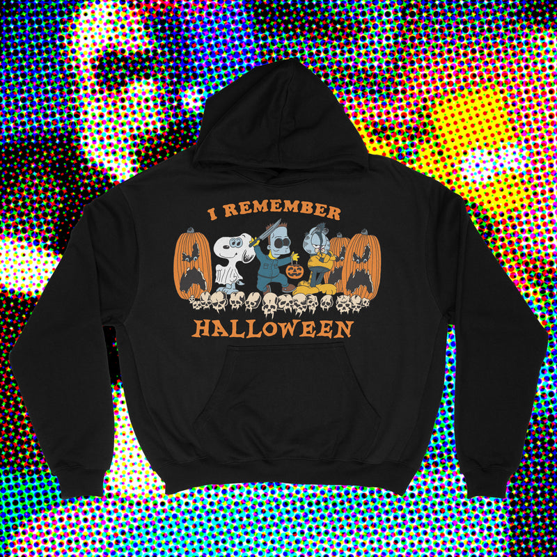 BONFIRES BURNING BRIGHT - BLACK HOODIE