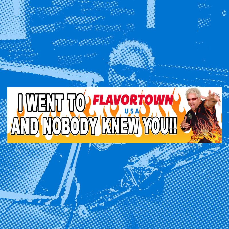 FLAVORTOWN - BUMPER STICKER